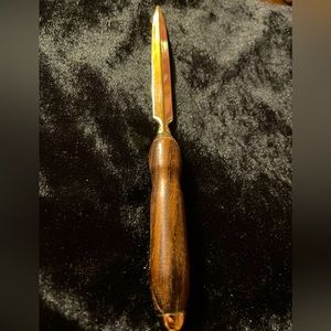 Exotic wood letter opener